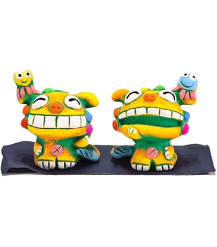 Amazon.co.jp: 品 田場由盛 作 アンガマの面 沖縄県 石垣市 伝統工芸品