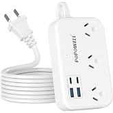 AUS to Japan Plug Adapter, Extension Lead 1M | Type A Travel Adaptor for AUS to USA Japanese Tokyo Canada Mexico Philippines 