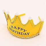 cyndie　バースデークラウン　フェルトクラウン　誕生日 パーティー 飾りつけ HAPPY BIRTHDAY　9カラー 4