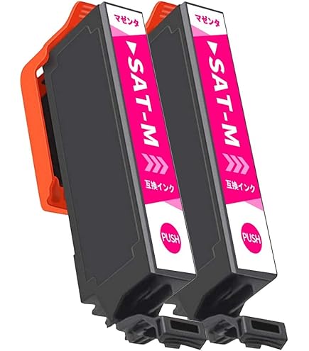 Amazon.co.jp: エプソン用 SAT-6CL 互換インクカートリッジ【SAT-C