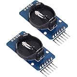 VKLSVAN 2個 DS3231 AT24C32 RTCモジュール IIC 時計モジュール リアルクロックタイマーメモリボードビートDS1307 Arduinoに対応