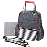 Sunfloraマザーズバッグ リュック レディース 3way 大容量 人気 多機能 軽量 耐水 メッシュ トート ママ バッグ 収納 バックパック 整理 哺乳瓶 ポーチ 保温オムツ替えシート付 ベビ