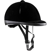 【美品】HORSY ベルベット乗馬帽 黒 58cm WEB限定20％off (ｴﾆｰﾎｰｽ)ANY HORSE ONE-Kヘルメット｜乗馬用品