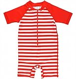 Ruggedbutts ラゲッドバッツ 男の子 ラッシュガード 水着 グレコ (12-18m(75cm), Red（レッド）) [並行輸入品]