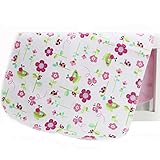 エルフ ベビー (Fairy Baby)綿 ベビー用おでかけ防水シーツ 携帯用おむつ取替えマット(カラー: 花,サイズ:50*70cm)