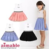 (エマーブル)AIMABLE 初夏'15 ふんわりノースリーブワンピース 100 ターコイズブルー