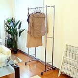 ビーワーススタイル 折りたたみハンガーラック クロムシルバー KY-600042