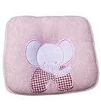 新生児ベビーアンチロールピロー防止フラットヘッドピローピンクエレファント