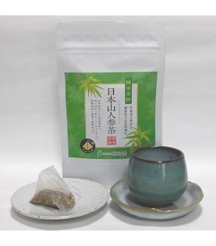 Amazon | 【神の草】日本山人参 日本山人参茶 粉末 50g×5袋 湯呑約500