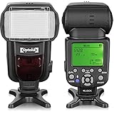Opteka IF-980 i-TTL 専用オートフォーカス スピードライト フラッシュ LCDディスプレイ Nikon Z50 Z7 Z6 D6 D5 D4 D850 D810 D780 D750 D610 D500 D7200 D5600 D5500 0, D53 00 D3500 D3400 D3300