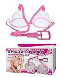 henmerryデュアル真空吸盤Breast Enlargementポンプセット ピンク 10415748