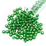 JewelrySupply MIYUKI 丸大ビーズ ケースビーズ バラビーズ 8/0 外径約3mm #16(707) 約3g入り