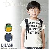 (ディラッシュ) DILASHムラ糸天竺リュックプリント半袖Ｔシャツ/夏 80 グレー