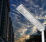 Hengzhe HZ-JKCJP 感知センサーで省電力モード　LED街路灯　ソーラー式 LED投光器　ソーラー街灯 ソーラーLED街路灯　庭園灯　防犯防水灯ライト看板・単管・パイプ取り付け金具付 ((