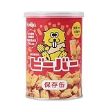北陸製菓 hokka ビーバー保存缶 揚げあられ 60g