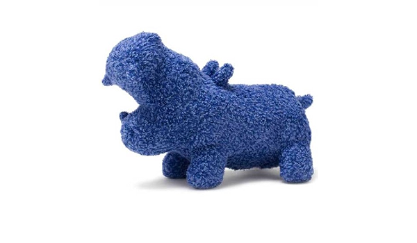 Amazon Hippopotamus ヒポポタマス 今治タオル ソフトトイ ぬいぐるみ ブルー St Bl Hippopotamus ヒポポタマス スポーツタオル