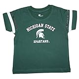 NCAA幼児Michigan State Spartansアスレチック半袖Tシャツ 6-12M グリーン