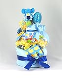 Rub a dub dub (ラブアダブダブ) オムツケーキ 2段 男の子用 おむつ30枚入り