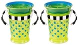 Sassy Grow Up Cup , Blue/Green, 7 Ounce, 2-Count by Sassy [並行輸入品]