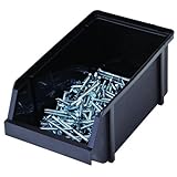 Flambeau 6565BK Extra Small Storage Bin, 2 Liter Bin, Black [並行輸入品]