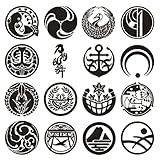 刀剣乱舞 車用ステッカー 反射ステッカーシール 加州清光 へし切長谷部 メタルマテリアル 車貼る バイク 車シール DIY 装飾 防水ステッカー コスプレ 防水ステッカーシール (シルバー3.5cm,3) [並行輸入品]