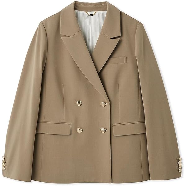 Amazon | ダブルブレストブレザージャケット | コート・ジャケット 通販