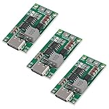 タイプC BMS 2S 3S 4S 1A 2A 4A 18650 リチウムバッテリー充電器ボード USB C ステップアップブーストモジュール Li-Poポリマーパワーバンク用(3個 3S 4A) 3個
