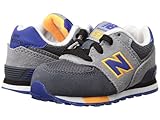 (ニューバランス) New Balance キッズランニングシューズ・・スニーカー・靴 KL574v1 (Infant/Toddler) Grey/Blue 6.5 Toddler n/a M [並行