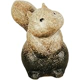 信楽焼　信楽BEST SELECTION　リス・粉引風（全高16cm×全幅11.5cm）