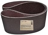 Sungold Abrasives 35077 400 Grit Sanding Belts with Premium Industrial X-Weight Silicon Carbide (3 P
