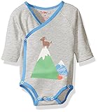 Zutano Baby Printed Long Sleeve Wrap Body Top Of The Mountain 6 Months [並行輸入品]