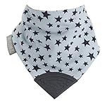 NECKERCHEW(ネッカーチュウ) おしゃれバンダナ ネッカーチュウ 歯固め付 スタイ リバーシブル ブルースター