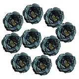 monkeyjack 10ピース11 cm大きなシルク牡丹花ヘッド人工ウェディングヘアクリップフラワーコサージュDIY装飾工芸品ヘアアクセサリー de34b46b583bedc93cd4587a442