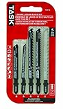 Task Tools T23176 5-Piece T-Shank HCS/HSS Jigsaw Blade Set [並行輸入品]