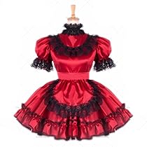 ha/za/ma ワンピース　ドレス　赤と黒 豪華感赤と黒ウェディングドレス 刺繍 セクシー ノースリーブ