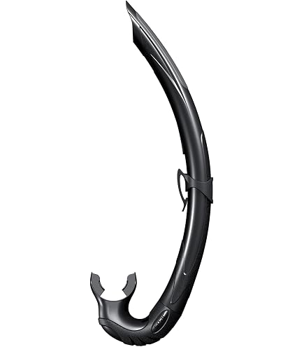 Mares Dual Snorkel For Scuba Diving, Free Diving, And Spearfishing - Brown