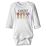 Kamifa カミファ ゴーストバスター カートゥーン ヒーロー 長袖ボディースーツ ベビー服 連帯服 幼児 暖かい White 6 M