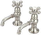 Water Creation F1-0002-05-PX Vintage Classic Basin Cocks Lavatory Faucet [並行輸入品]