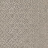 Kenneth James 672-20055 Toscana Peacock Ogee Wallpaper, Grey [並行輸入品]