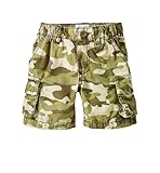 Athleticaベビー幼児用男の子Camo Print Cargo Shorts – グリーン（サイズ：2t )