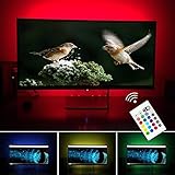 Simptech Led Strip Lights TV Backlight Bias Lighting for 32 to 60 Inch Flat HDTV USB Powered RGB Cha