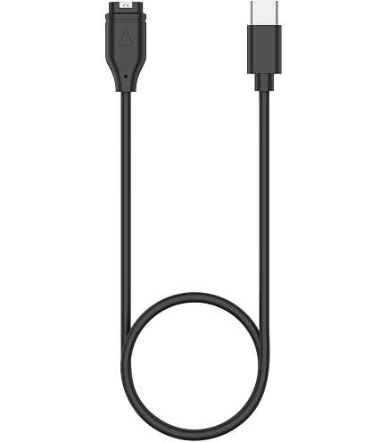 Cavo Ricarica per Orologio Garmin 1.2M,Nylon Caricatore Cavo per Fenix 7 7S 7X 6 6S 6X Pro 5 5S 5X Plus,Forerunner 245 745 935 945 Music,Instinct,S10 S40 S60, Vivoactive 3 4 4S