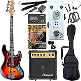 SELDER セルダー エレキベース ジャズベースタイプ JB-30/SB サクラ楽器オリジナル Revol effectsエフェクター入門セット【オーバードライブ ZEBRA BASS DRIVE/EBOD-01】