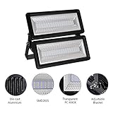 viugreum LED 投光器 フラッドライト100W 家庭用 110V LED ワークライト 省エネ 長寿命 IP67防塵防水 作業灯 昼光色 8500LM 広角 防水 街灯 防災室内 屋外照明 