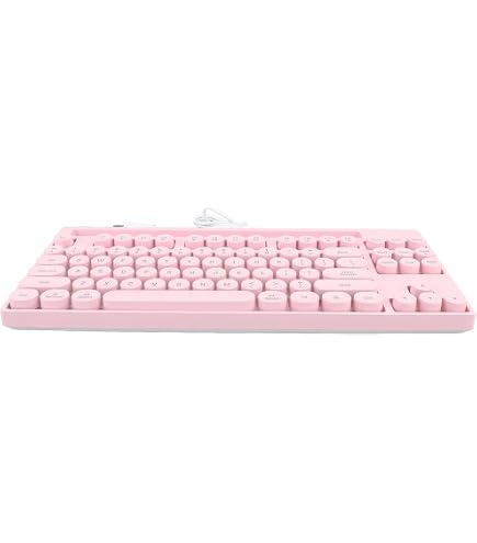 Amazon.co.jp: AOTECH 日本語78キー スリムミニキーボード [ ピンク