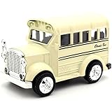 Zhhlinyuan Hot Aolly Cute Sound Pull Back School Bus Car おもちゃ Kids Children's Gift