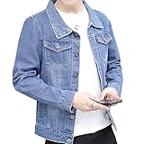 Gaosa　春 秋 冬　メンズ　ファッション　デニムジャケット　大きいサイズ　カジュアル おしゃれ　 (2XL, 1)