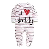 Baby Boys Girls one-pieces長袖ロンパースジャンプスーツto the Moon服装