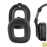 Geekria イヤーパッド 互換性 パッド Astro A50 Gen 4 ヘッドホンに対応 パッド イヤー/イヤーカップ (プロテインレザー/黒)