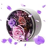 A-SZCXTOP プリザーブドフラワー 枯れない 花 丸型ボックス バラ 誕生日やバレンタインデープレゼントに お祝い ギフト